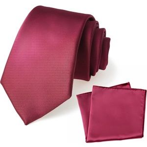 Tie and handkerchief